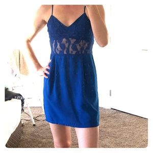 Blue Mini dress Silence + Noise